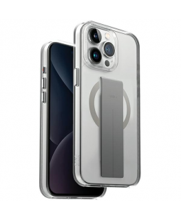 Dėklas UNIQ etui Heldro Mag iPhone 15 Pro 6.1" Magclick Charging przeźroczysty/lucent clear