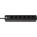 Brennenstuhl 1153260000 power extension 1.5 m 6 AC outlet(s) Indoor Black