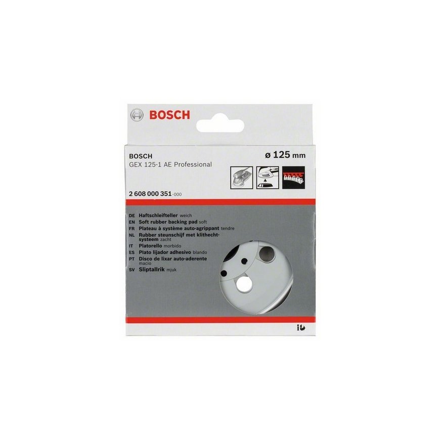 Bosch 2 608 000 351 slīpmašīnu piederums 1 pcs Slīpēšanas spilventiņš – 2