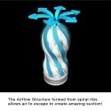 Tenga AIR-TECH STRONG Male stroker musta Kestomuovinen elastomeeri Tenga AIR-TECH STRONG Male stroker musta Kestomuovinen elastomeeri