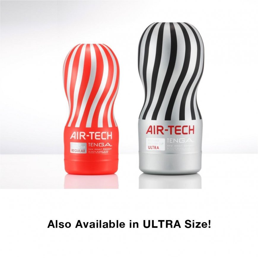 Tenga AIR-TECH STRONG Male stroker musta Kestomuovinen elastomeeri – 5