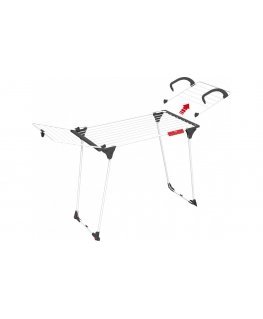 Vileda 157332 laundry drying rack/line Floor-standing rack White