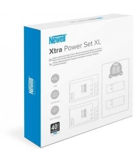 Dual-channel charger set and two NP-F570 batteries Newell DL-USB-C for Sony
