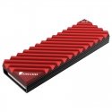 Jonsbo M.2-3 RED arvuti jahutussüsteem SSD-draiv Kütteseade/radiaator Must, Punane 1 tk Jonsbo M.2-3 RED arvuti jahutussüsteem SSD-draiv Kütteseade/radiaator Must, Punane 1 tk