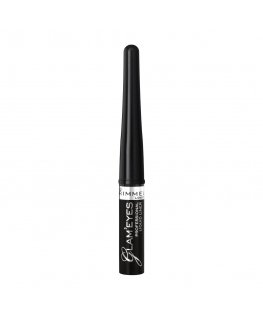 Rimmel Glam'Eyes Professional rajaussivellin 3,5 ml Nestemäinen 001 Black Glamour