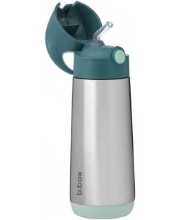 b.box - termo buteliukas su šiaudeliais 500ml | Smaragdo miškas