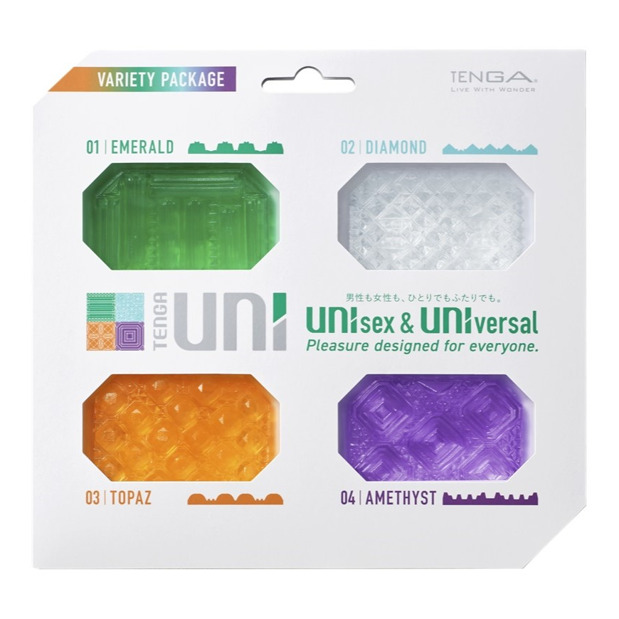 Tenga Uni set uniwersalnych nakładek masturbujących 4 pcs.. – 5