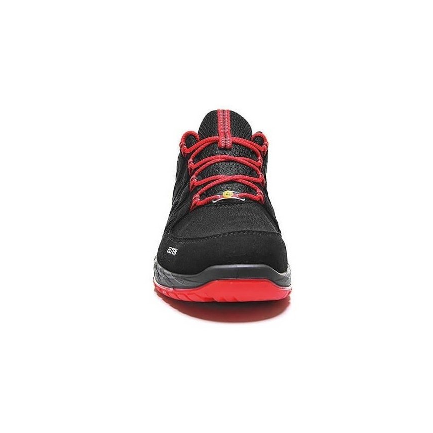 Shoes ELTEN Maddox Black Red Low ESD S3 SRC, black/red 37 – 3