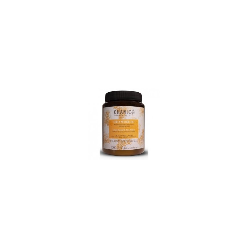Ohanic Kaukė garbanotiems plaukams Skirtas garbanotiems plaukams Method, 1000 ml OHAN14