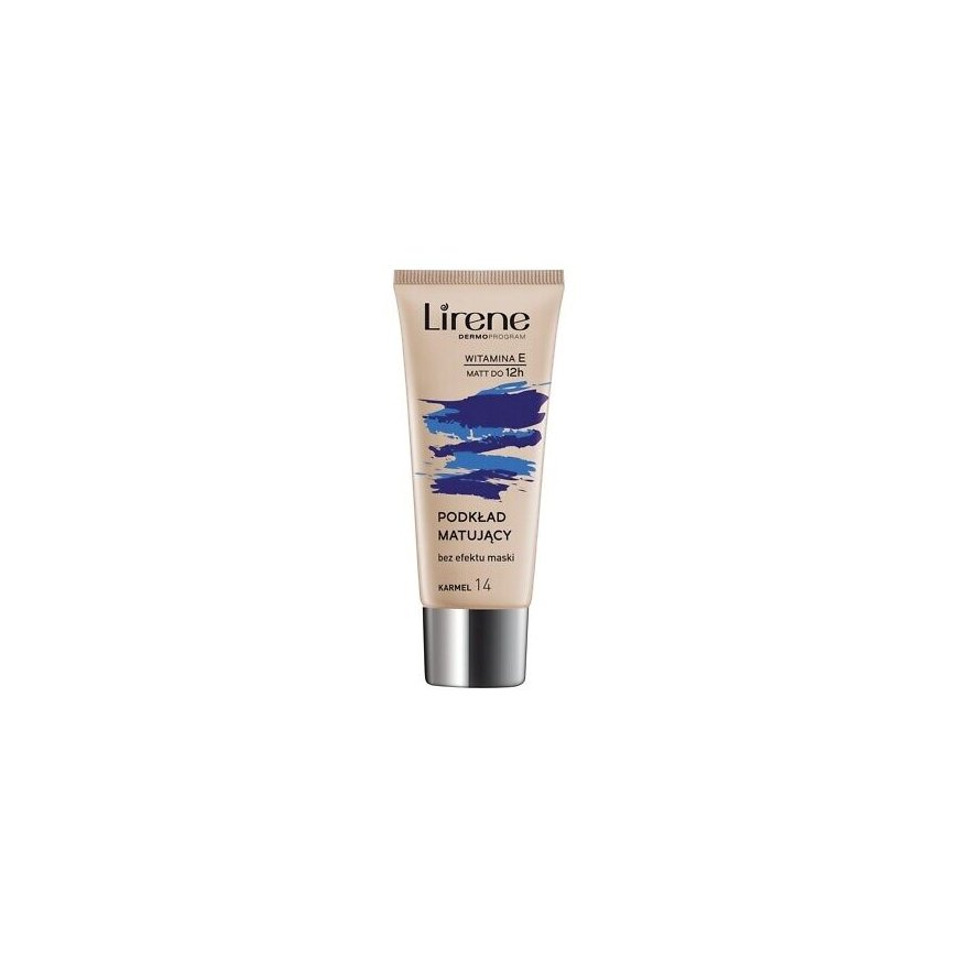 Lirene Nature Matte fluid 14 Caramel with mattifying effect 30 m