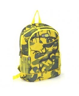 Camouflage assorted thermal backpack, fuchsia|blue|yellow|white
