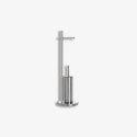 Toilet paper and toilet brush holder Satin stainless steel Toilet paper and toilet brush holder Satin stainless steel