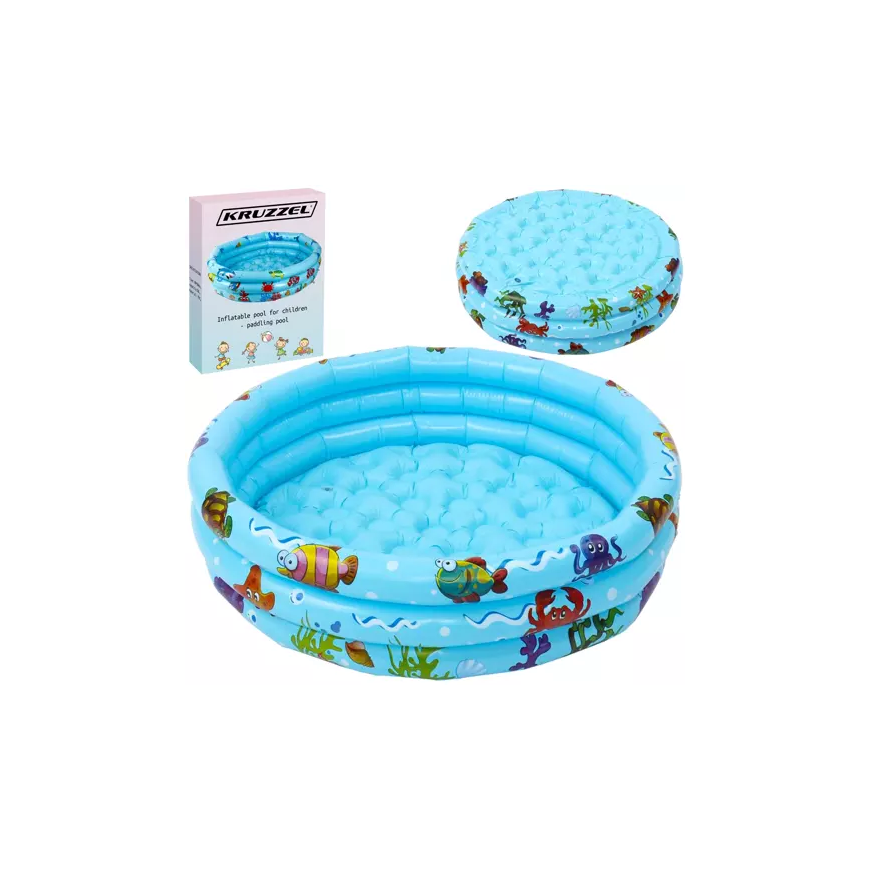 Inflatable pool for children - paddling pool kruzzel 20932