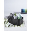 Curver Style S Storage basket Rattan Grey Curver Style S Storage basket Rattan Grey