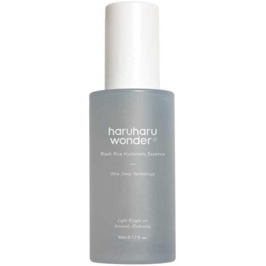 Haru Haru Wonder Juodas Rice Hyaluronic Essence hialuronowa esencja su ekstraktem su czarnego ryżu 50ml