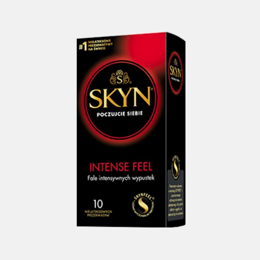 Unimil SKYN Intense Feel 10 kpl Pintakäsitelty