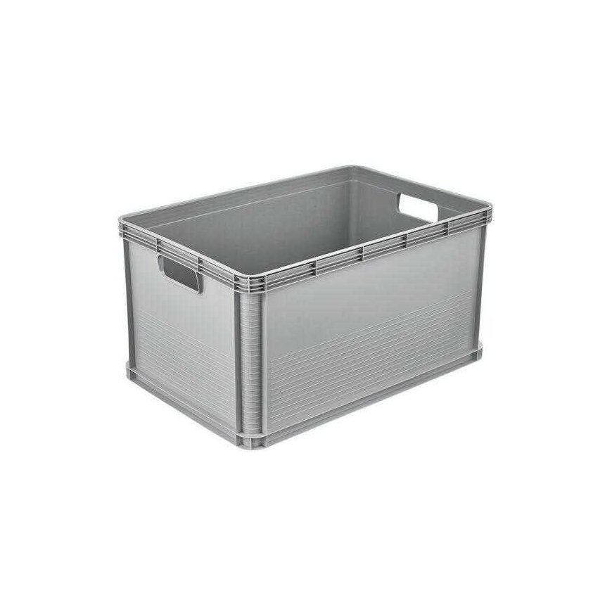 Storage box Keeper, 60 x 40 x 32 cm, 64 l, gray