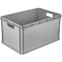 Storage box Keeper, 60 x 40 x 32 cm, 64 l, gray Storage box Keeper, 60 x 40 x 32 cm, 64 l, gray