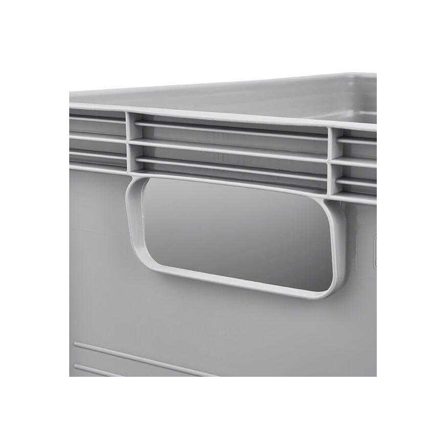 Storage box Keeper, 60 x 40 x 32 cm, 64 l, gray – 3