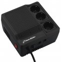 PowerWalker AVR 600 pingeregulaator 3 vahelduvvoolu kontakt Must PowerWalker AVR 600 pingeregulaator 3 vahelduvvoolu kontakt Must