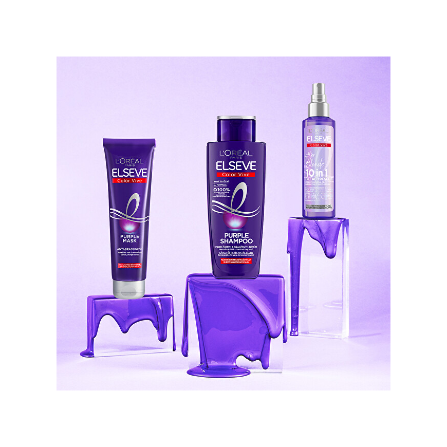 L'Oréal Paris Elseve Color-Vive Violetinė Šampūnas Šampūnas moterims, 200 ml – 3