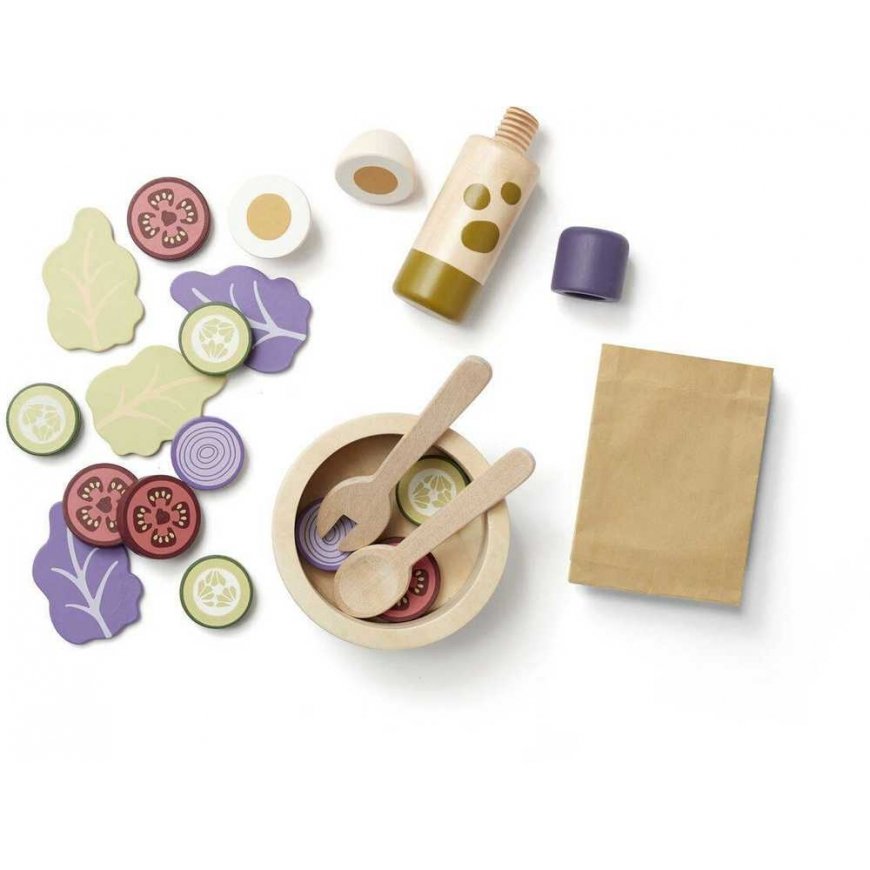 Kids Concept Kids Concept - Salad Making Set | Multicolor (KID'S HUB) – 3