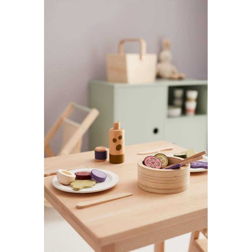 Kids Concept Kids Concept - Salad Making Set | Multicolor (KID'S HUB) – 4