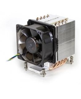 Inter-Tech A-19 Procesors Dzesinātājs 8 cm Alumīnijs, Melns