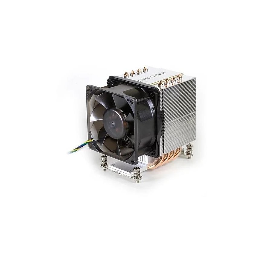 Inter-Tech A-19 Procesorius Aušintuvas 8 cm Aliuminis, Juoda