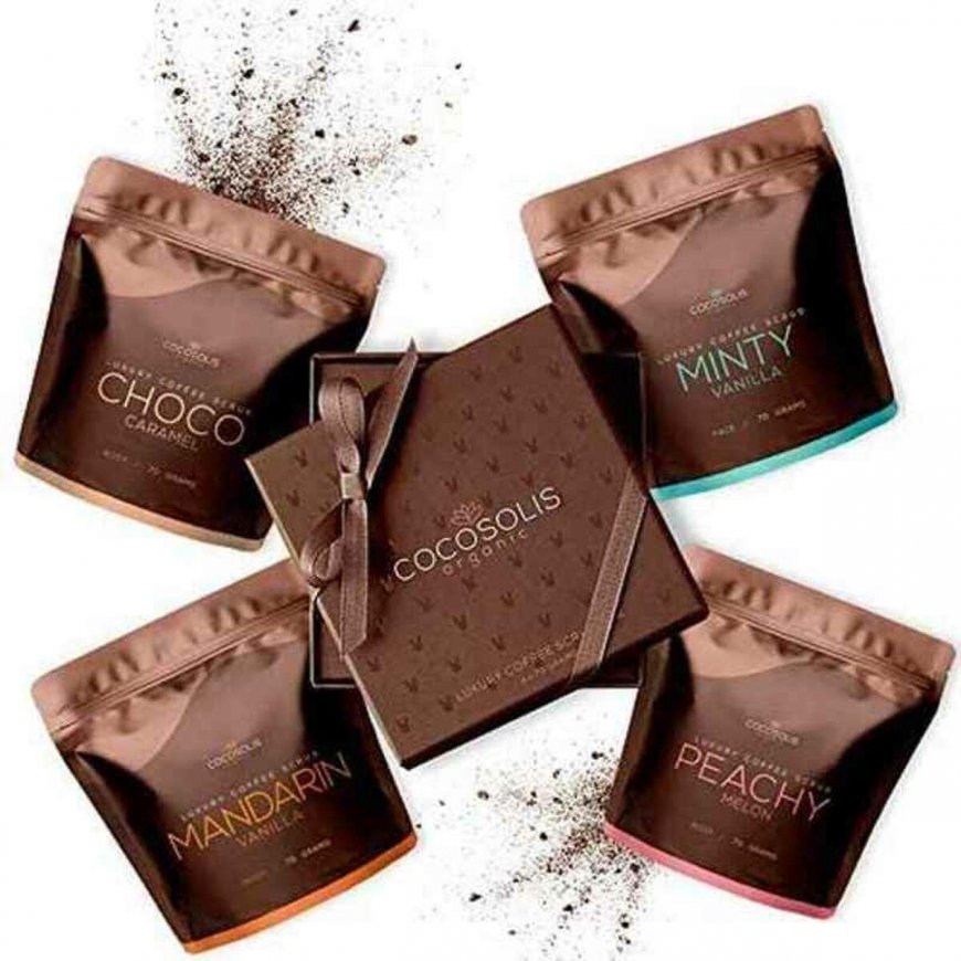 Cocosolis Luxury Coffee Scrub Box Lot 4 Piezas – 2