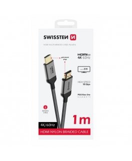 Swissten HDMI to HDMI 4K Cable 1m
