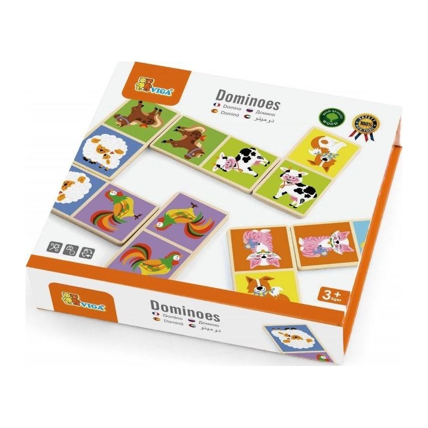 Medinis domino ,,Viga Toys" – 2