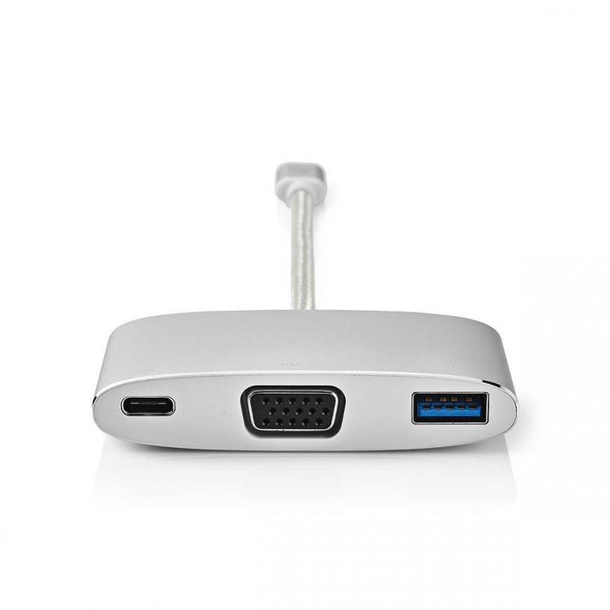Nedis CCTB64760AL02 док-станция для ноутбука Алюминий – 3