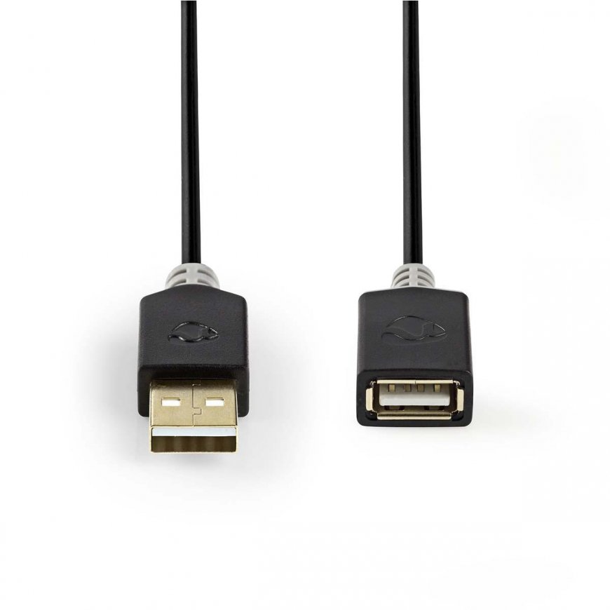 Nedis CCBW60010AT20 USB-kaabel 2 m USB 2.0 USB A Söehall – 2