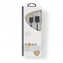 Nedis CCBW60010AT20 USB кабель 2 m USB 2.0 USB A Антрацит Nedis CCBW60010AT20 USB кабель 2 m USB 2.0 USB A Антрацит
