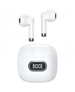 USAMS Słuchawki Bluetooth 5.3 TWS ID Series bezprzewodowe biały|