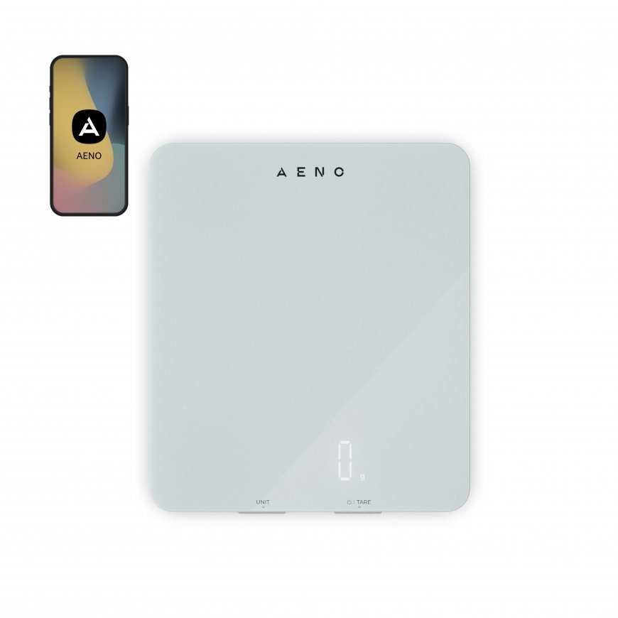 AENO smart kitchen scaleMin/Max load: 2g/8kgDimensions: 190*165*18mmBluetooth version: 4.2PID: wuimq