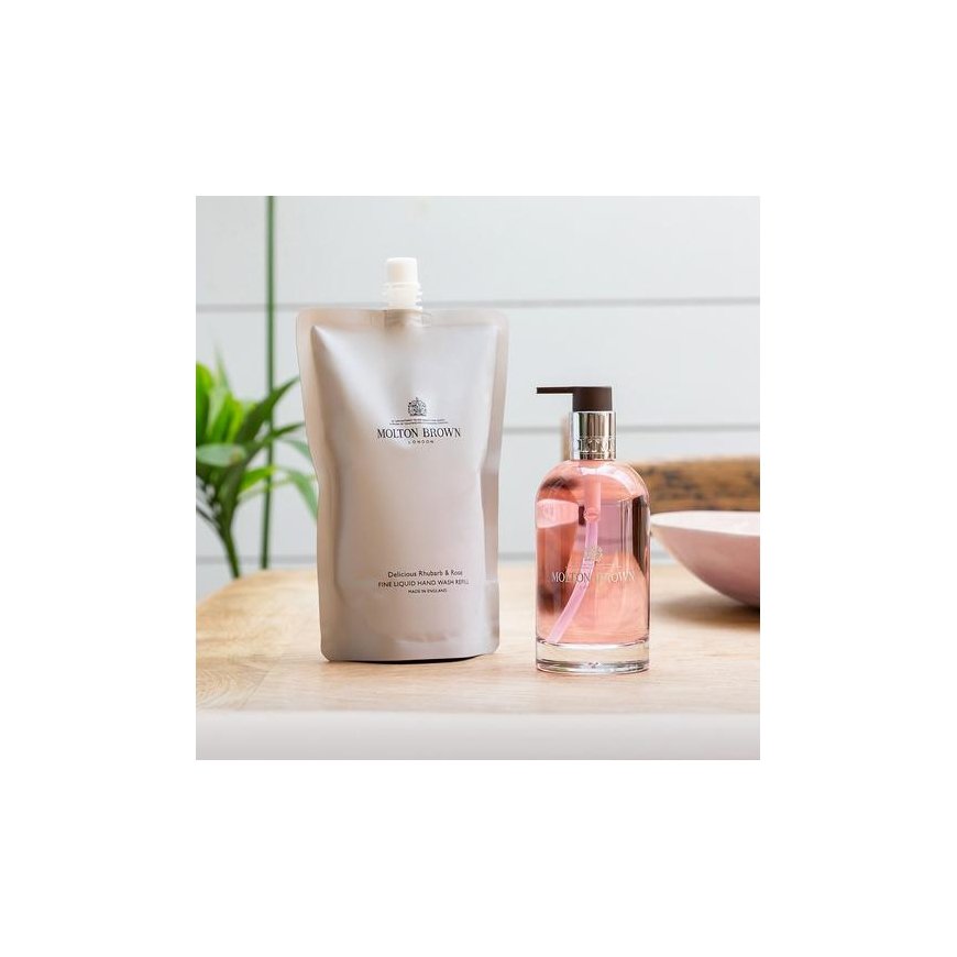 Molton Brown M.Brown Delicious Rhubarb & Rose Bath & Dušo želė, 300 ml