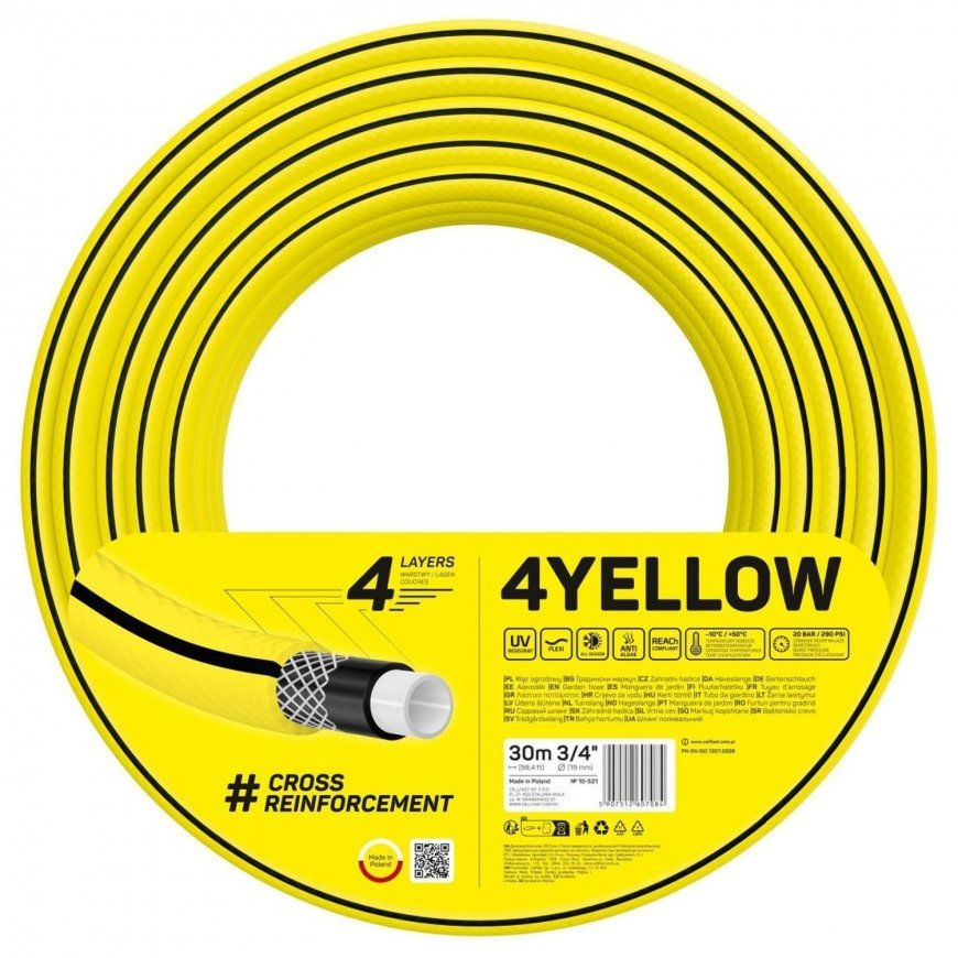 CELLFAST Garden hose Cellfast 4YELLOW 3/4&quot