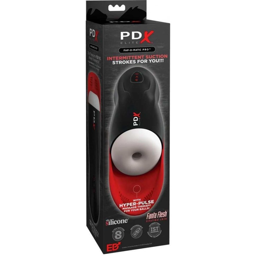 Pipedreams PDX ELITE - STROKER FAP-O-MATIC PRO with testicle base – 2