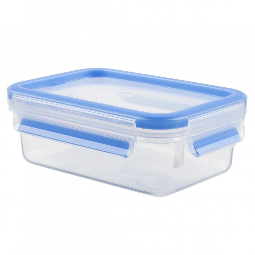 Tefal K30212 indas maistui laikyti Stačiakampio formos „Box“ 1 L Mėlyna, Permatomas 1 vnt
