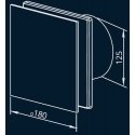 Extract fan HAUSHALT GLASS 125 Extract fan HAUSHALT GLASS 125