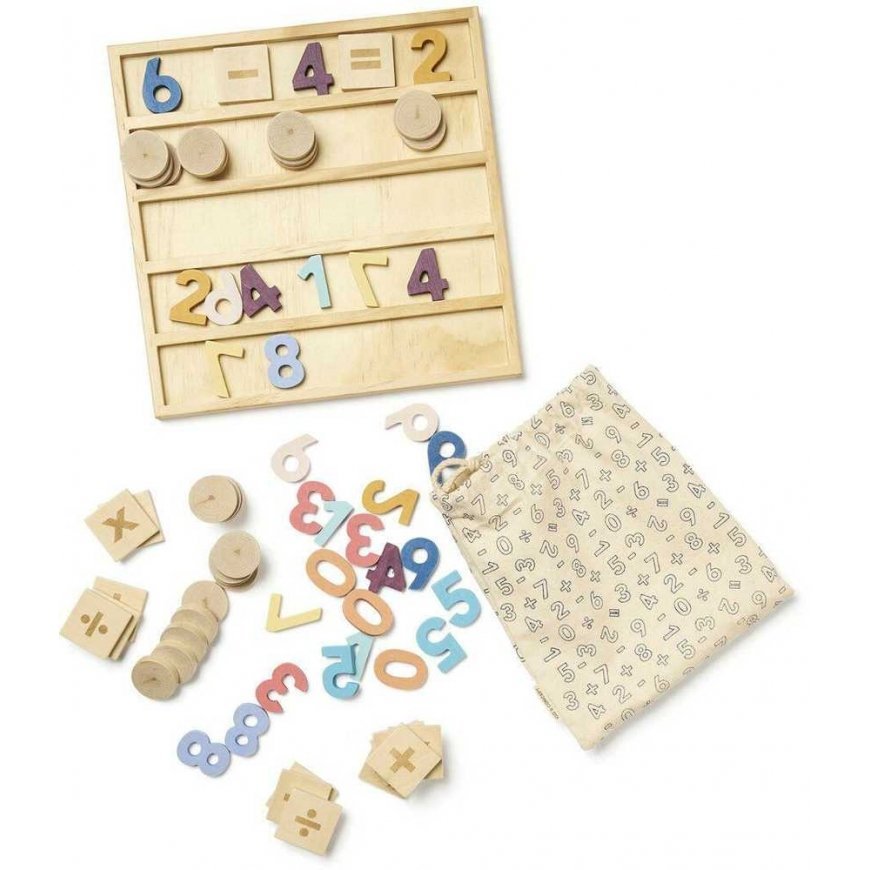 Kids Concept Kid's concept - Tablica kalkuacyjna | Multicolor (CHILDREN'S BASIC)
