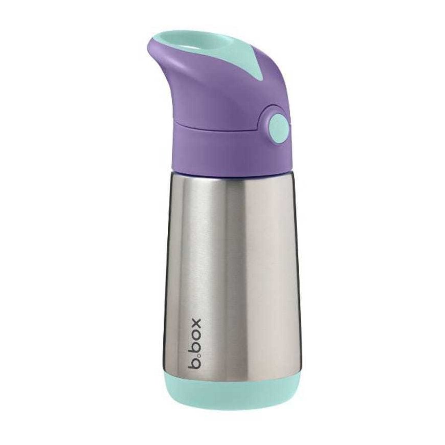 b.box - termo buteliukas su šiaudeliais 350ml | Alyvinė pop – 2