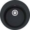 Franke Ronda granite sink, ROG 610-41, plug valve, Onyx