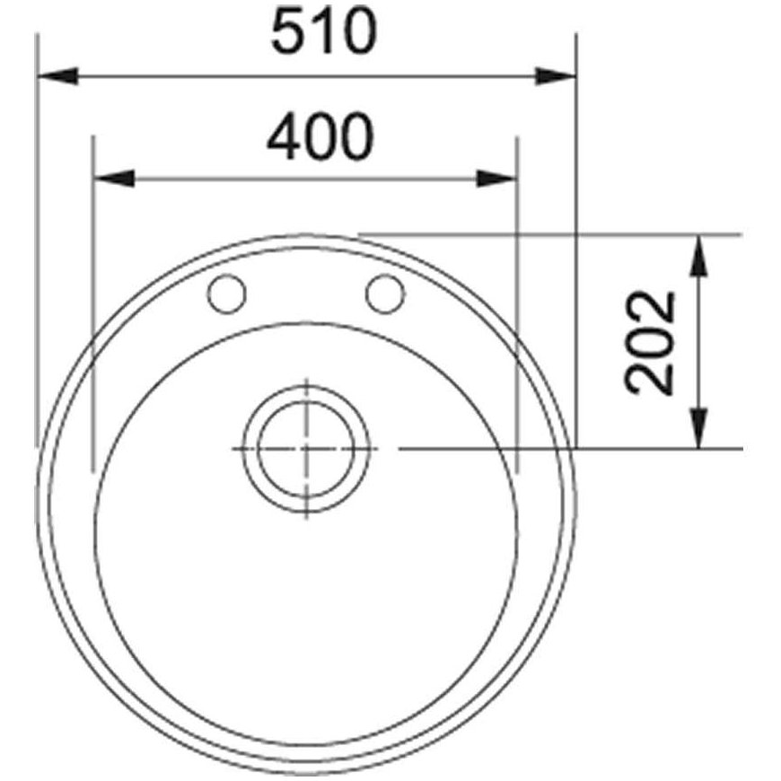 Granitinė plautuvė Franke Ronda, ROG 610-41, užkemšamas ventilis, Onyx – 2