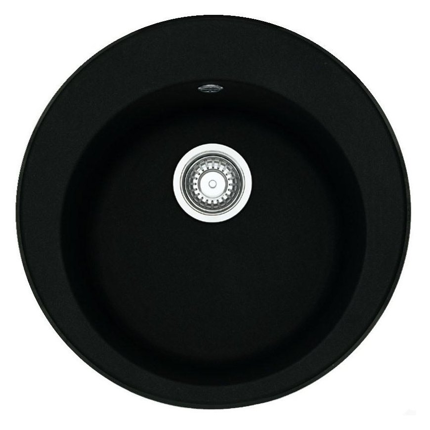 Franke Ronda granite sink, ROG 610-41, plug valve, Onyx – 3