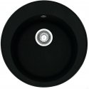 Franke Ronda granite sink, ROG 610-41, plug valve, Onyx