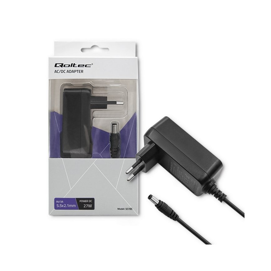 Qoltec 50786 power adapter/inverter Indoor 27 W Black – 4