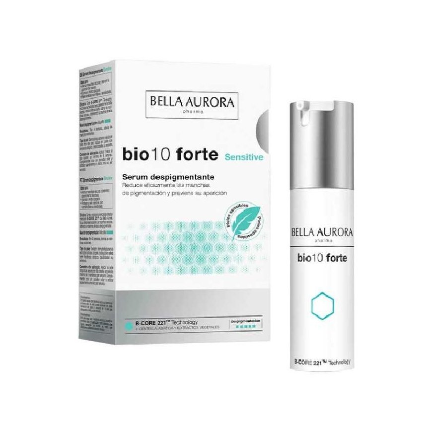 Bella Aurora Bio10 Forte Sensitive serumas nuo pigmentinių dėmių 30ml